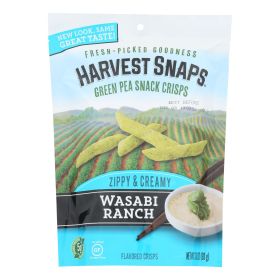 Calbee Snapea Crisp - Snapea Crisps - Wasabi Ranch - Case Of 12 - 3.3 Oz - Default