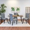 Ashford 5-Piece Dining Set, Hairpin Dining Table with 4 Chairs, 4 Color Options - as Pic