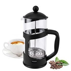 Mini French Press Coffee Maker 1 Cups, 12oz Coffee Press, Perfect for Coffee Lover Gifts Morning Coffee, Maximum Flavor Coffee Brewer with Stainless S