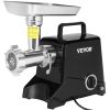 VEVOR Electric Meat Grinder, 419 Lb/H Capacity, 575W(1100W MAX) Industrial Meat Mincer w/ 2 Blade, 3 Grinding Plates, Sausage Maker Die-cast Aluminum