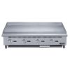 48" Griddler (24" Depth)  4-Burner Commercial  Griddle in Stainless Steel  with 4  legs - silver - stainless steel