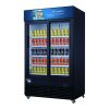 33.3 cu.ft. Commercial Upright Display Cooler/ Merchandiser /Refrigerator with sliding glass door  - 33.3 cu.ft. - black