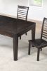 Ally - 5 Piece Dining Set - Dark Brown - as Pic