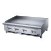 48" Griddler (24" Depth)  4-Burner Commercial  Griddle in Stainless Steel  with 4  legs - silver - stainless steel