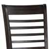 Ally - 5 Piece Dining Set - Dark Brown - as Pic