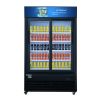 33.3 cu.ft. Commercial Upright Display Cooler/ Merchandiser /Refrigerator with sliding glass door  - 33.3 cu.ft. - black