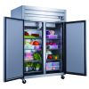 40.7 cu.ft. Commercial Upright Reach-in Refrigerator with 2 doors made by Stainless Steel  - 40.7 cu.ft. - SILVER