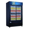 33.3 cu.ft. Commercial Upright Display Cooler/ Merchandiser /Refrigerator with sliding glass door  - 33.3 cu.ft. - black