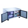 2 Door Commercial Undercounter Refrigerator made by stainless steel 48.125 in. W 12.2 cu.ft. - SILVER - 48.125 in. W 12.2 cu.ft.